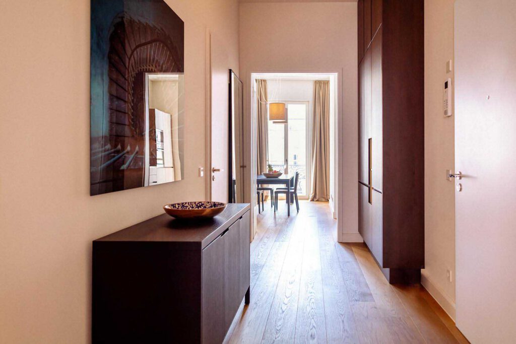 Flur des Executive Apartment 2 Bedrooms in den The Wellem Residences in Düsseldorf