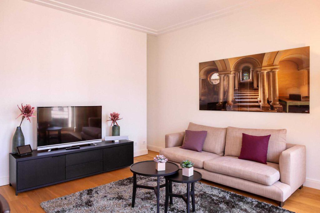 Wohn und Esszimmer des Penthouses in den The Wellem Residences in Düsseldorf