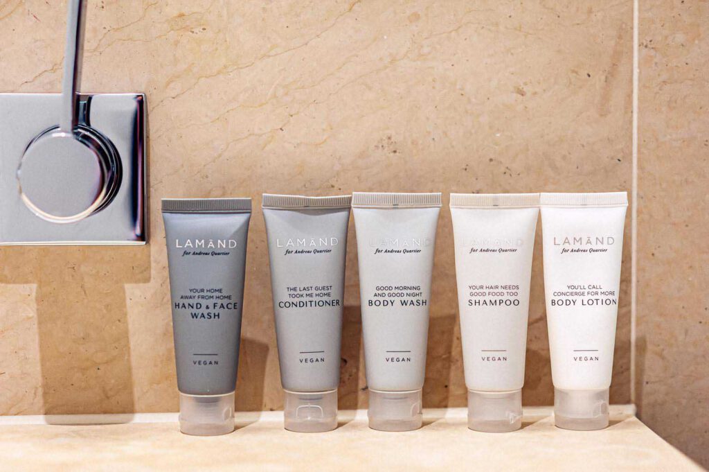 Badezimmer des Penthouses in den The Wellem Residences in Düsseldorf